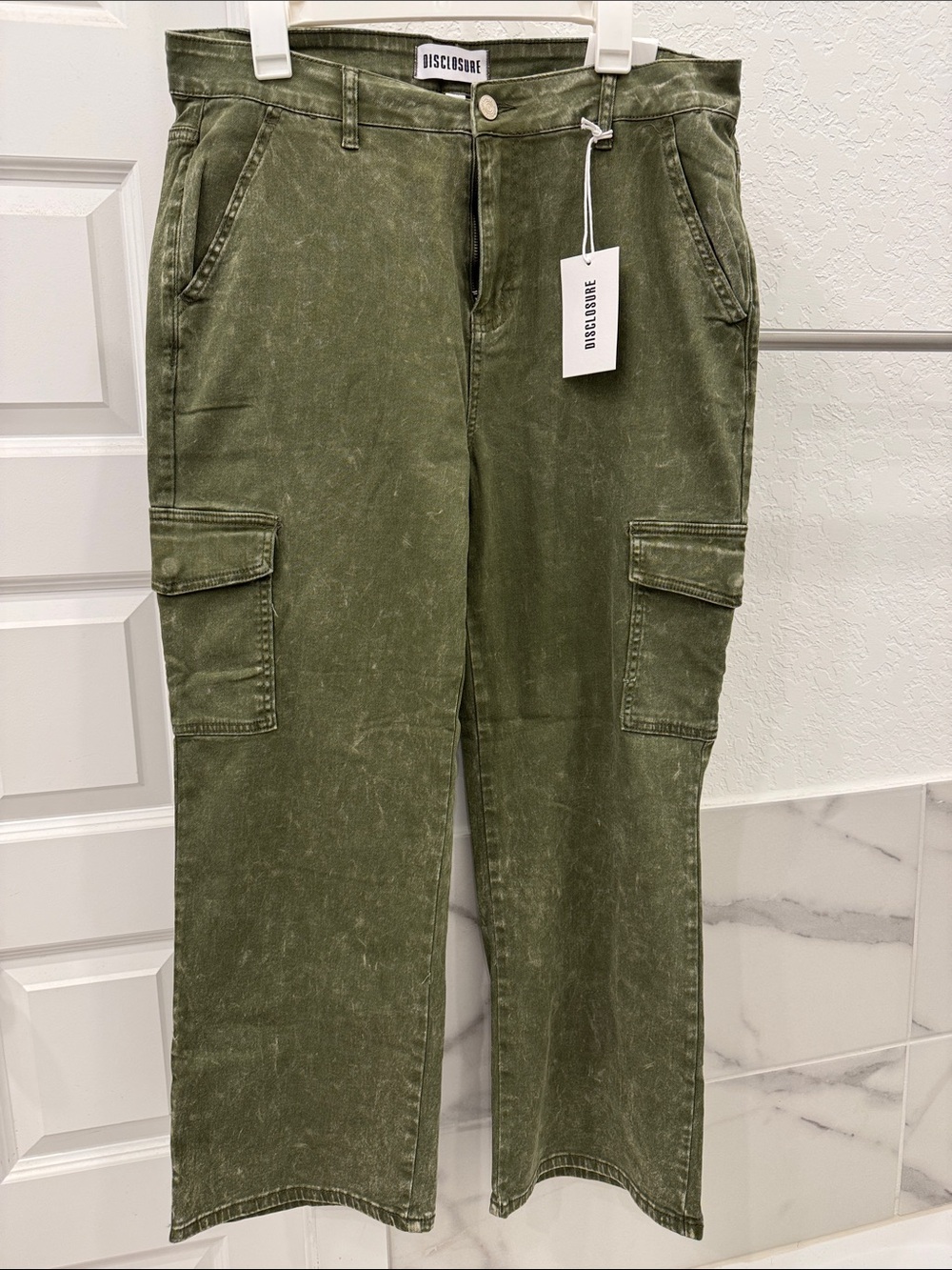 Disclosure Women's Olive Cargo Pants